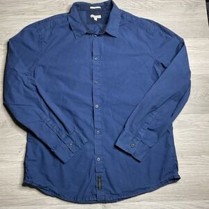 Men's Calvin Klein Long‎ Sleeve Modern Fit Button Front Shirt Size XL